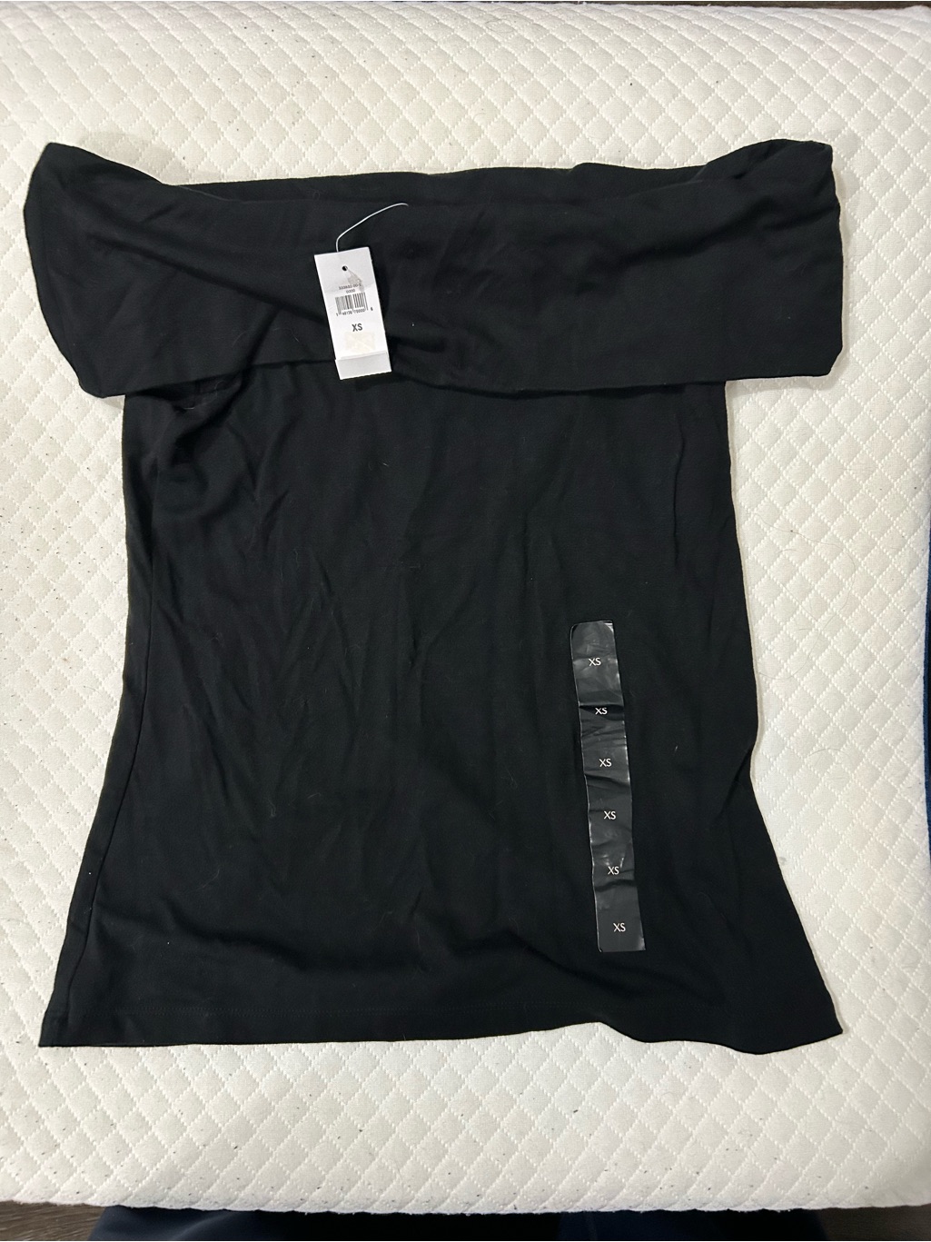Banana Republic Black Off-The-Shoulder Tube Top